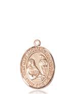 St. Mary Magdalene of Canossa Medal<br/>8429 Oval, 14kt Gold