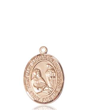 St. Mary Magdalene of Canossa Medal<br/>8429 Oval, 14kt Gold