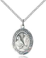 St. Mary Magdalene of Canossa Medal<br/>8429 Oval, Sterling Silver