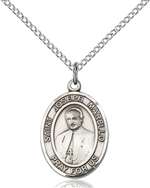St. Joseph Marello Medal<br/>8430 Oval, Sterling Silver
