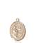 St. Claude de la Colombiere Medal<br/>8432 Oval, 14kt Gold