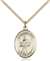 St. Sebastian / Baseball Medal<br/>8600 Oval, Gold Filled