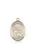 St. Sebastian / Basketball Medal<br/>8602 Oval, 14kt Gold