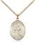 St. Sebastian / Wrestling Medal<br/>8608 Oval, Gold Filled