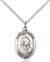 St. Sebastian / Wrestling Medal<br/>8608 Oval, Sterling Silver