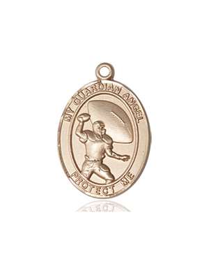 Guardian Angel/Track&Field Medal<br/>8710 Oval, 14kt Gold