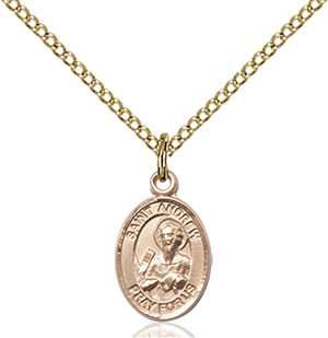 St. Andrew the Apostle Medal<br/>9000 Oval, Gold Filled