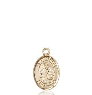 St. Albert the Great Medal<br/>9001 Oval, 14kt Gold