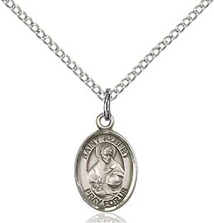 St. Albert the Great Medal<br/>9001 Oval, Sterling Silver