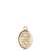 St. Agatha Medal<br/>9003 Oval, 14kt Gold