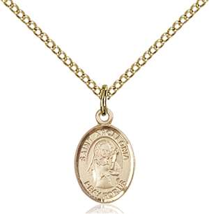 St. Apollonia Medal<br/>9005 Oval, Gold Filled