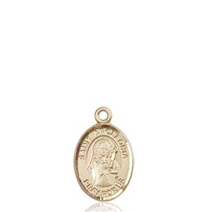 St. Apollonia Medal<br/>9005 Oval, 14kt Gold