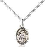 St. Augustine Medal<br/>9007 Oval, Sterling Silver