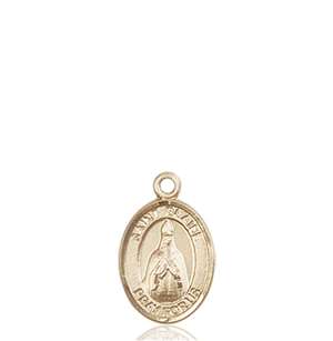 St. Blaise Medal<br/>9010 Oval, 14kt Gold