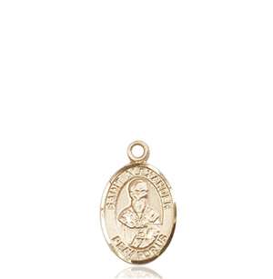 St. Alexander Sauli Medal<br/>9012 Oval, 14kt Gold
