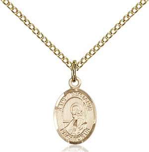 St. Benjamin Medal<br/>9013 Oval, Gold Filled