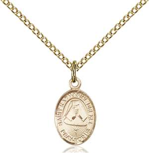 St. Katharine Drexel Medal<br/>9015 Oval, Gold Filled