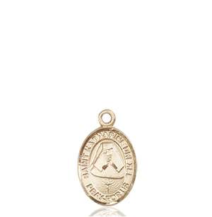 St. Katharine Drexel Medal<br/>9015 Oval, 14kt Gold