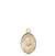 St. Bernadette Medal<br/>9017 Oval, 14kt Gold