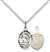 St. Camillus of Lellis / Doctor Medal<br/>9019 Oval, Sterling Silver