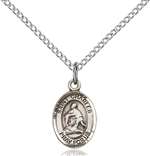 St. Charles Borromeo Medal<br/>9020 Oval, Sterling Silver