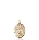 St. Catherine Laboure Medal<br/>9021 Oval, 14kt Gold