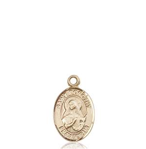 St. Dorothy Medal<br/>9023 Oval, 14kt Gold