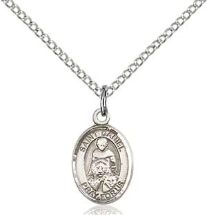 St. Daniel Medal<br/>9024 Oval, Sterling Silver