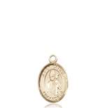 St. Dennis Medal<br/>9025 Oval, 14kt Gold