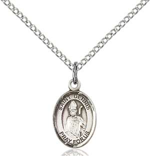 St. Dennis Medal<br/>9025 Oval, Sterling Silver