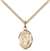 St. Clare of Assisi Medal<br/>9028 Oval, Gold Filled