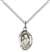 St. Clare of Assisi Medal<br/>9028 Oval, Sterling Silver