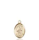 St. Jane of Valois Medal<br/>9029 Oval, 14kt Gold