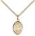 St. Elmo Medal<br/>9031 Oval, Gold Filled