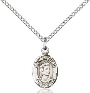 St. Elizabeth of Hungary Medal<br/>9033 Oval, Sterling Silver
