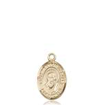 St. Francis de Sales Medal<br/>9035 Oval, 14kt Gold
