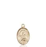St. Francis Xavier Medal<br/>9037 Oval, 14kt Gold