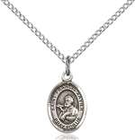 St. Francis Xavier Medal<br/>9037 Oval, Sterling Silver