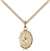 St. Genesius of Rome Medal<br/>9038 Oval, Gold Filled