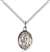 St. Genesius of Rome Medal<br/>9038 Oval, Sterling Silver