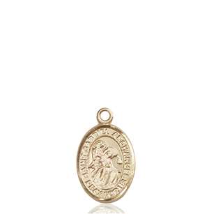 St. Gabriel the Archangel Medal<br/>9039 Oval, 14kt Gold