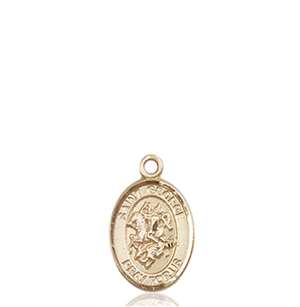 St. George Medal<br/>9040 Oval, 14kt Gold