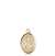 St. Genevieve Medal<br/>9041 Oval, 14kt Gold