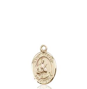 St. Gerard Majella Medal<br/>9042 Oval, 14kt Gold