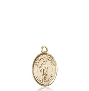 St. Gregory the Great Medal<br/>9048 Oval, 14kt Gold