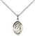 St. Isidore of Seville Medal<br/>9049 Oval, Sterling Silver