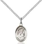 St. Isidore of Seville Medal<br/>9049 Oval, Sterling Silver