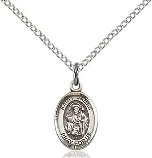 St. James the Greater Medal<br/>9050 Oval, Sterling Silver