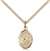 St. Jason Medal<br/>9051 Oval, Gold Filled
