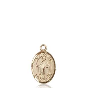 St. Justin Medal<br/>9052 Oval, 14kt Gold